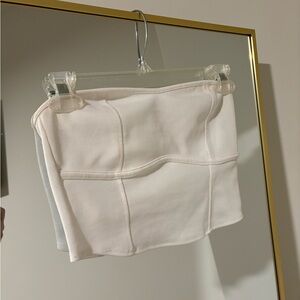 H&M strapless crop top